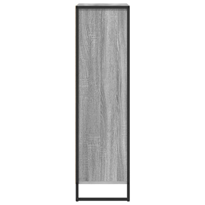 Knihovna 68 X 30 X 108.5 Cm Kompozitní Dřevo Šedá Sonoma