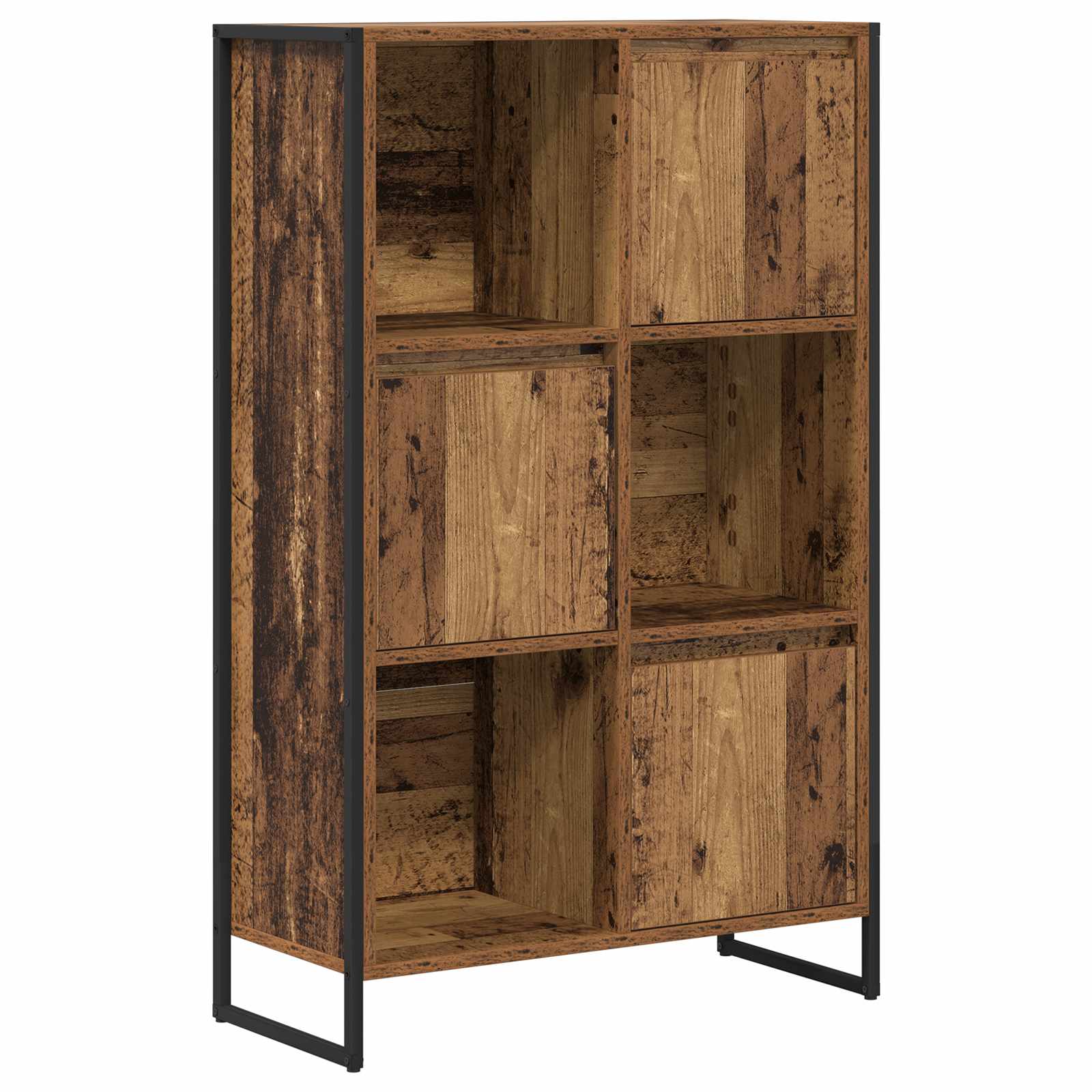 Knihovna 68 X 30 X 108.5 Cm Kompozitní Dřevo Staré Dřevo