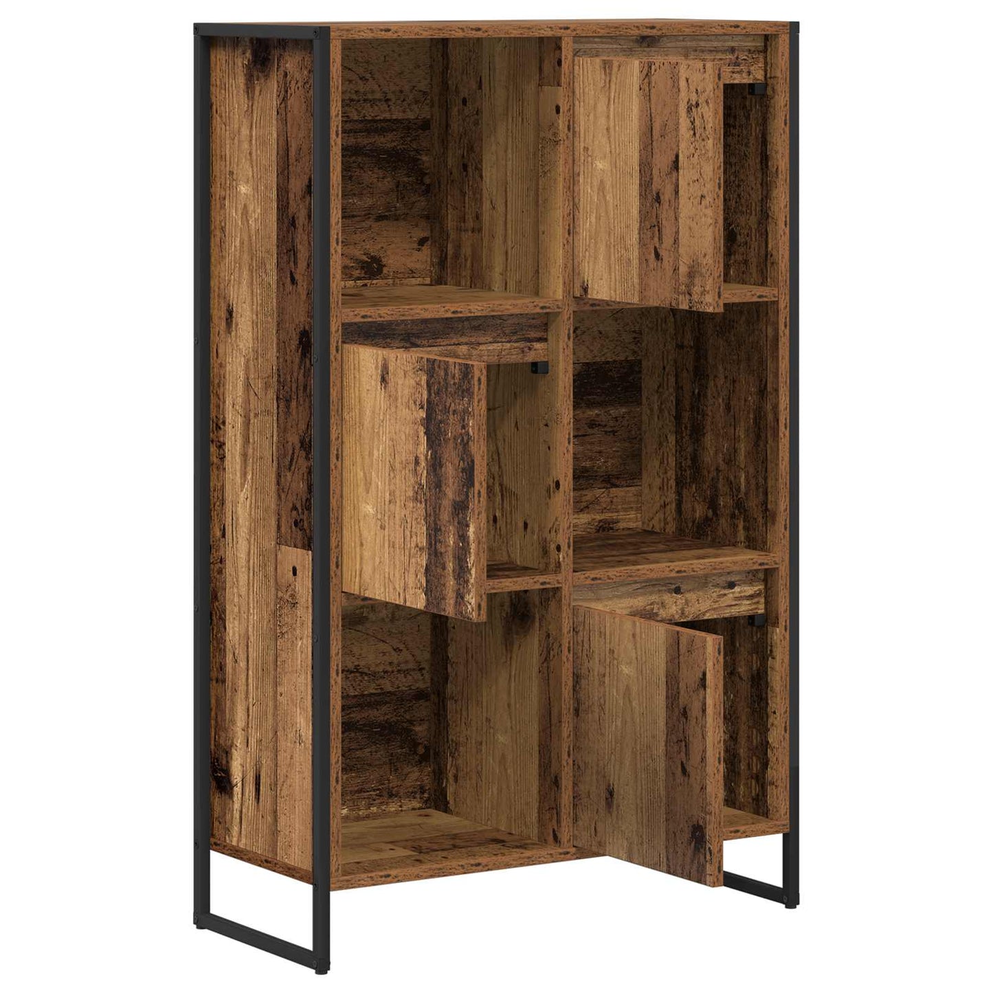 Knihovna 68 X 30 X 108.5 Cm Kompozitní Dřevo Staré Dřevo
