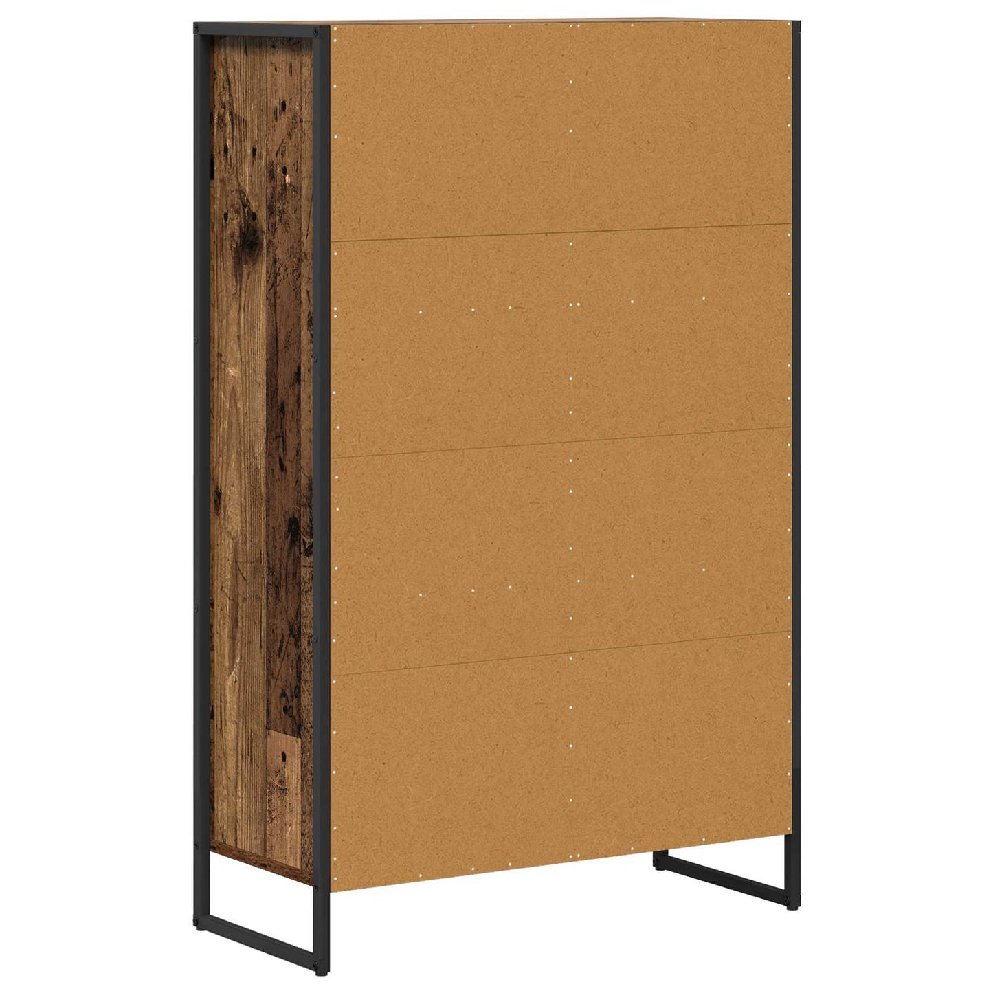 Knihovna 68 X 30 X 108.5 Cm Kompozitní Dřevo Staré Dřevo