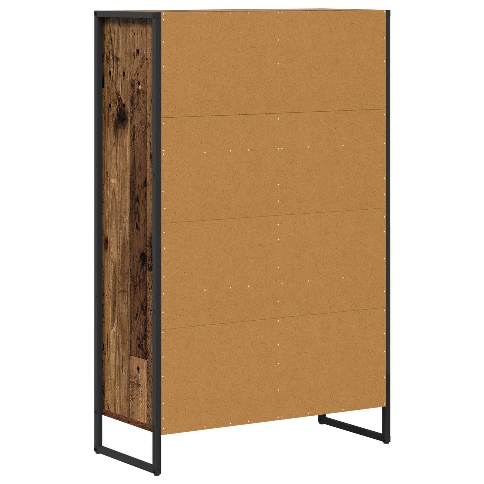 Knihovna 68 X 30 X 108.5 Cm Kompozitní Dřevo Staré Dřevo