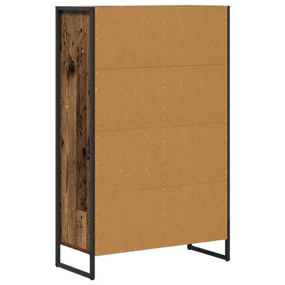 Knihovna 68 X 30 X 108.5 Cm Kompozitní Dřevo Staré Dřevo