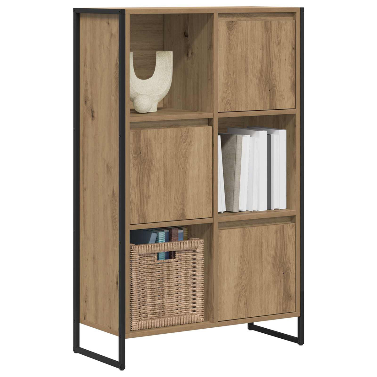 Knihovna 68 X 30 X 108.5 Cm Kompozitní Dřevo Umělecký Dub