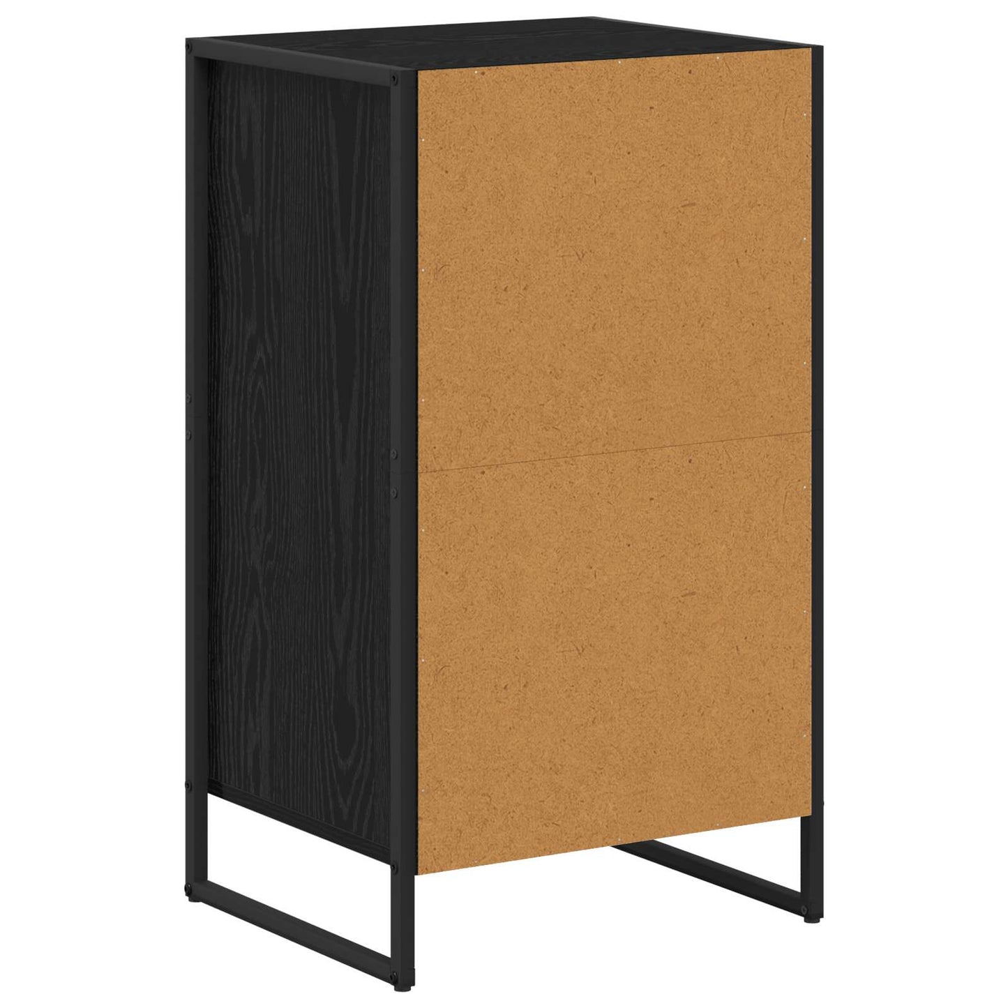 Servírovací Skříň Černý Dub 42 X 36 X 75.5 Cm Kompozitní Dřevo