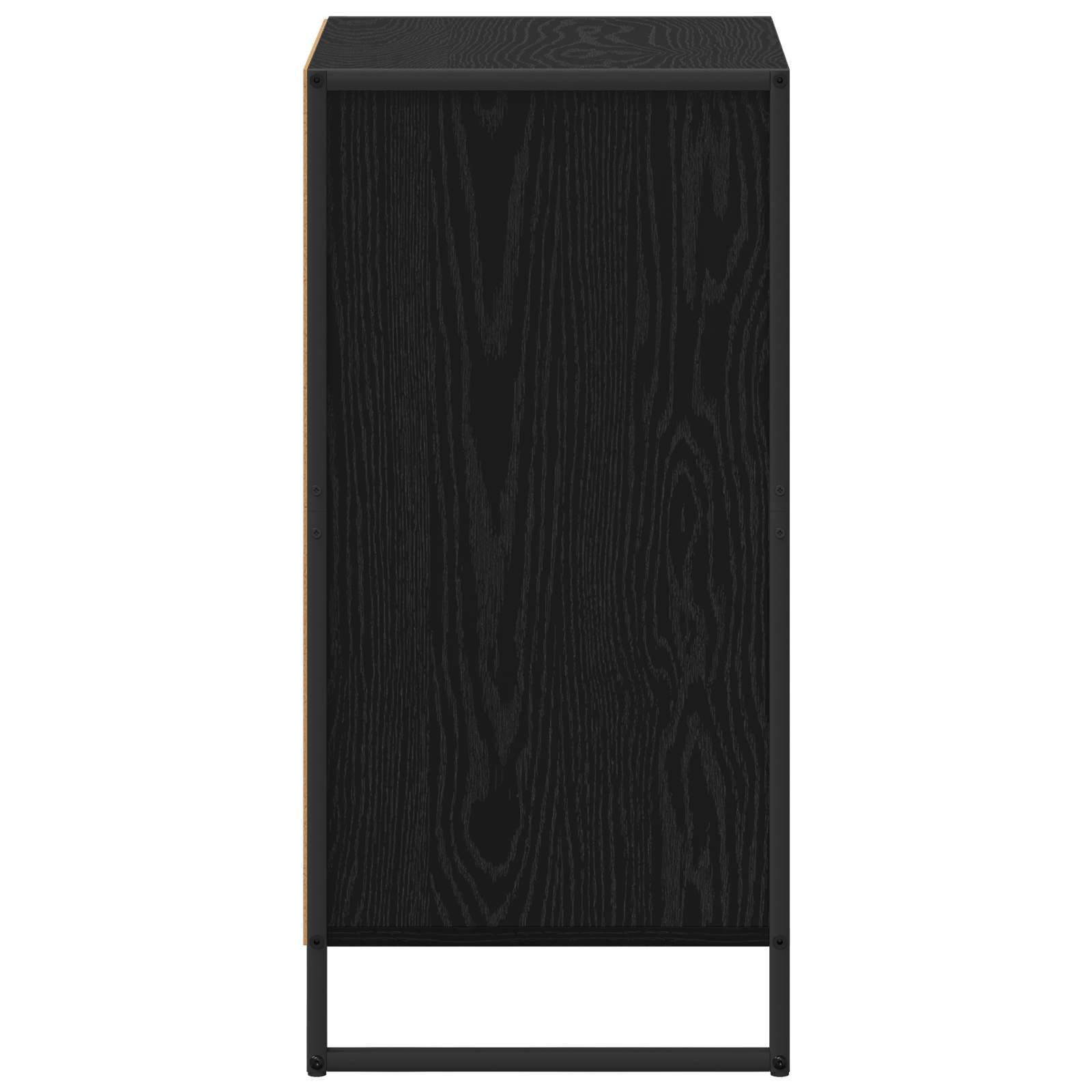 Servírovací Skříň Černý Dub 42 X 36 X 75.5 Cm Kompozitní Dřevo