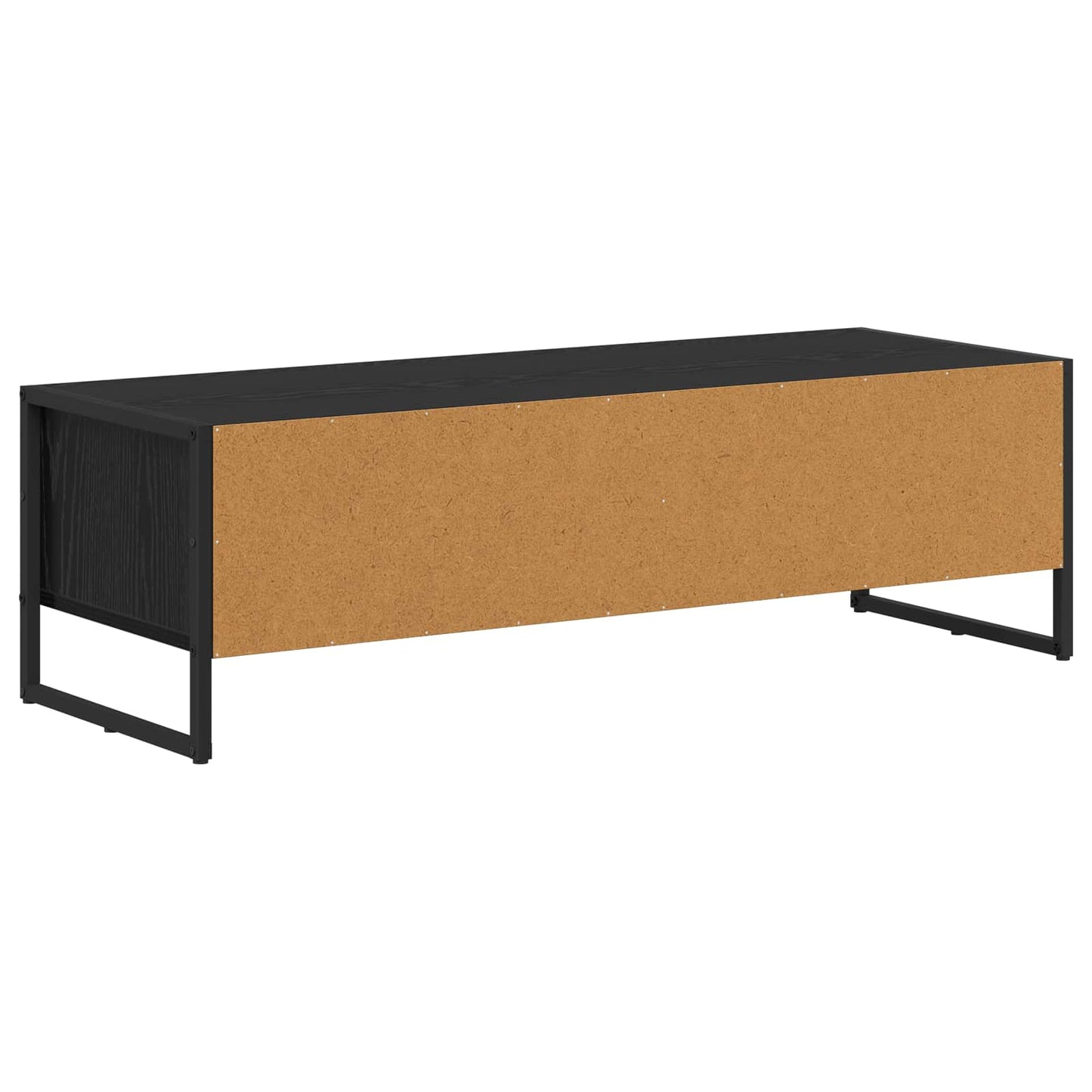 Televizní Skříň 100 X 36.5 X 30.5 Cm Černý Dub Kompozitní Dřevo