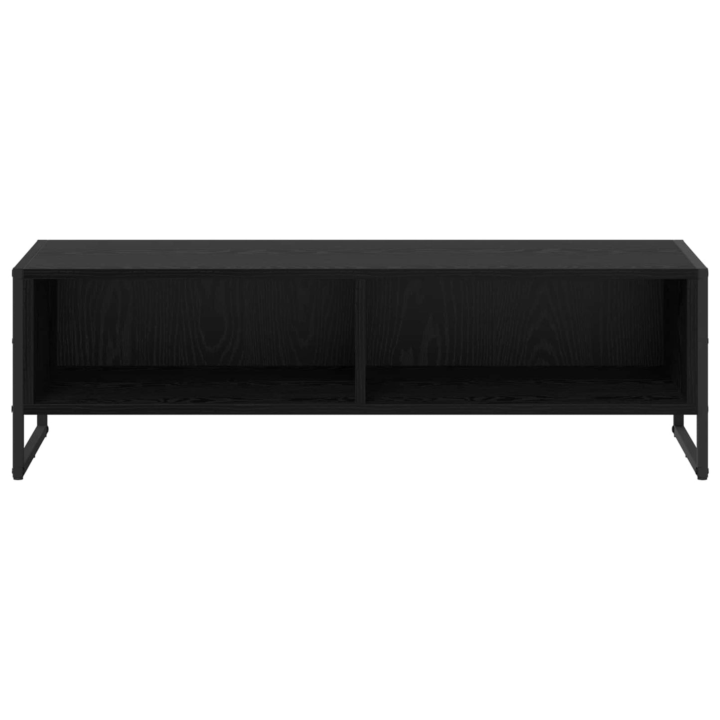 Televizní Skříň 100 X 36.5 X 30.5 Cm Černý Dub Kompozitní Dřevo