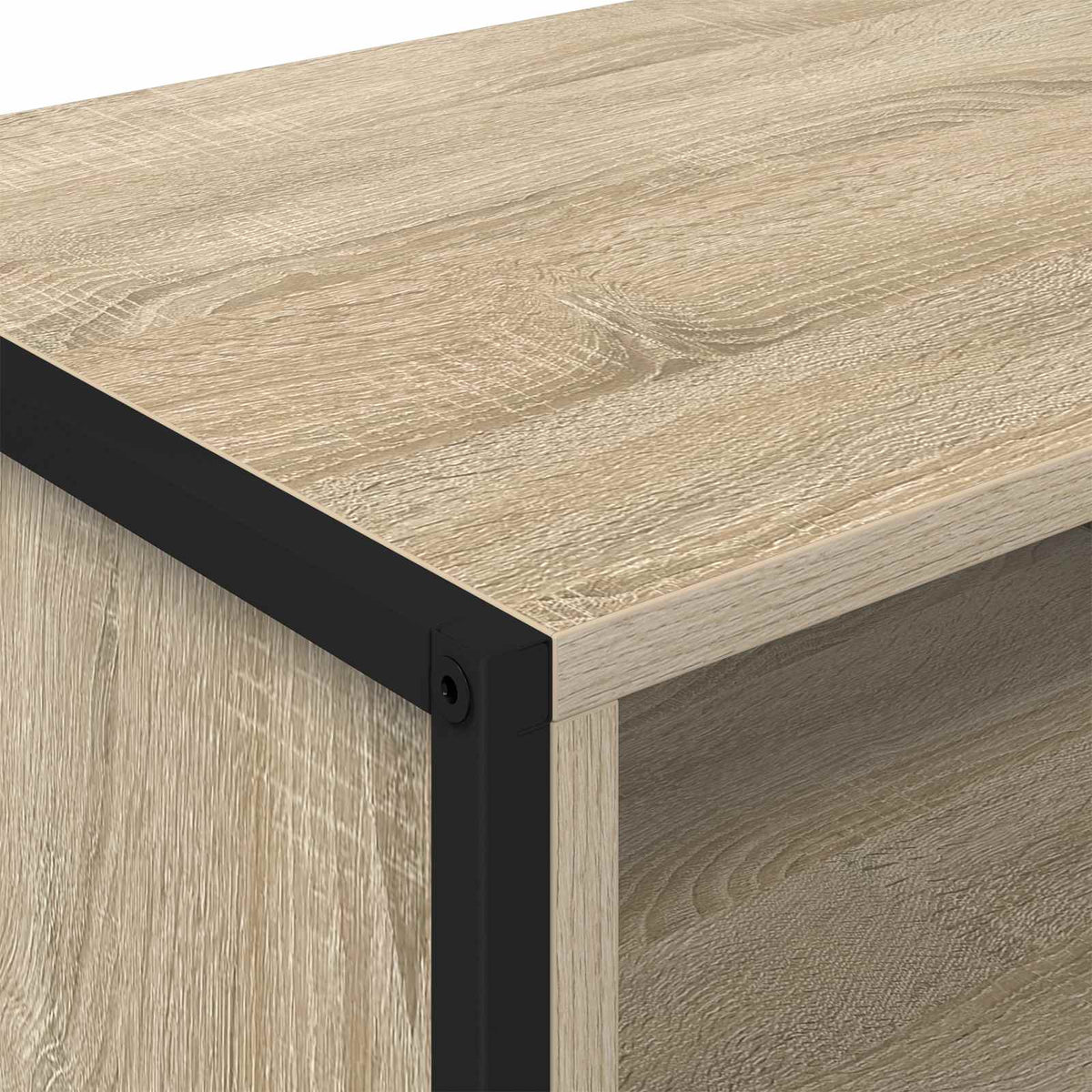 Televizní Skříň 100 X 36.5 X 30.5 Cm Sonoma Kompozitní Dřevo