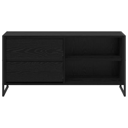 Televizní Skříň 100 X 36 X 49,5 Cm Černý Dub Kompozitní Dřevo
