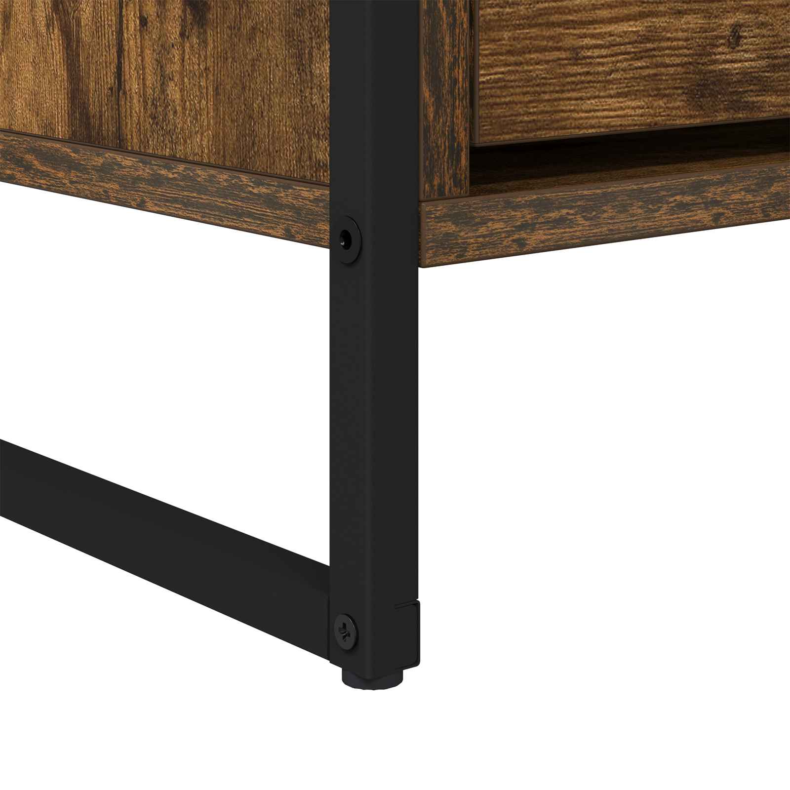 Televizní Skříň 100 X 36 X 49,5 Cm Kouřový Dub Kompozitní Dřevo