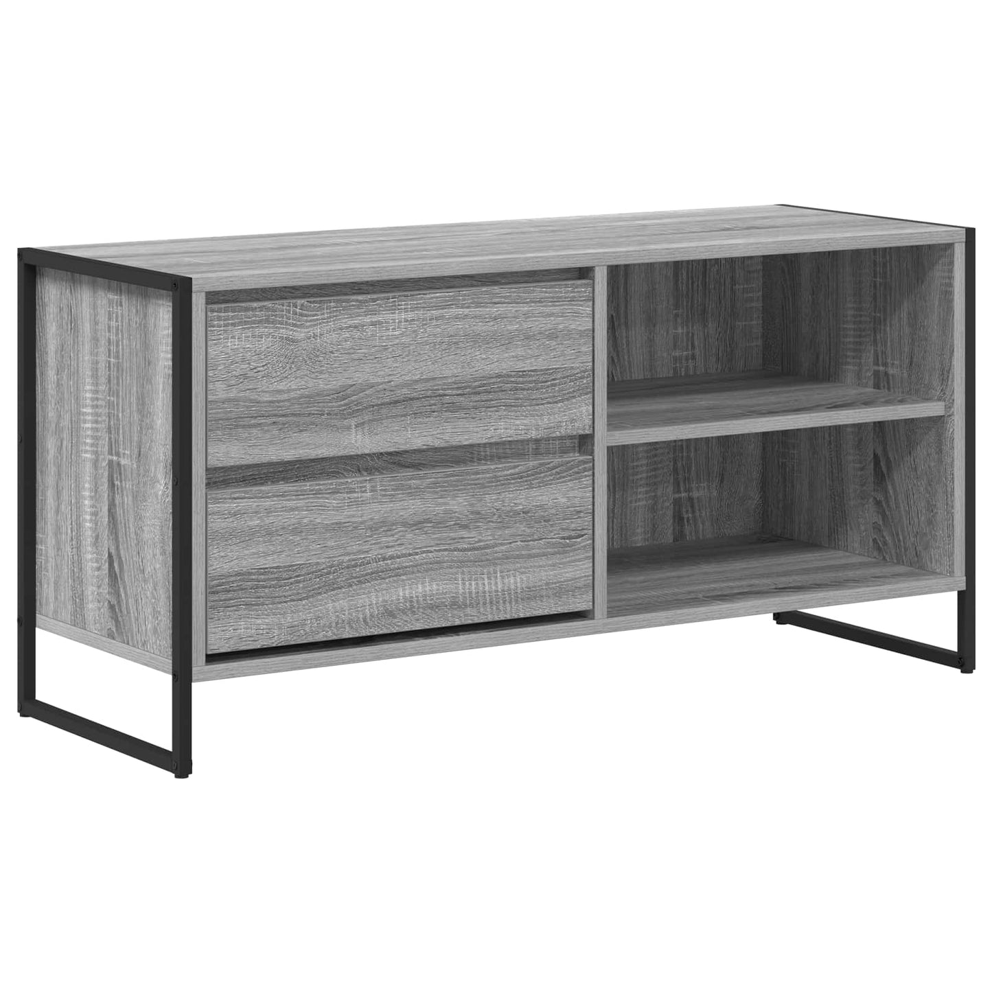 Televizní Skříň 100 X 36 X 49,5 Cm Šedá Sonoma Kompozitní Dřevo