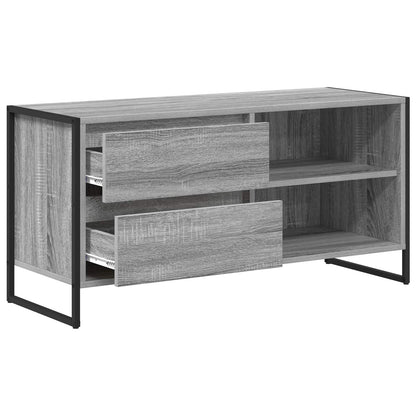 Televizní Skříň 100 X 36 X 49,5 Cm Šedá Sonoma Kompozitní Dřevo
