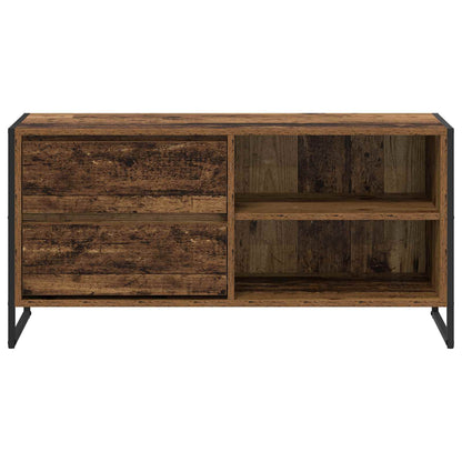 Televizní Skříň 100 X 36 X 49,5 Cm Staré Dřevo Kompozitní Dřevo