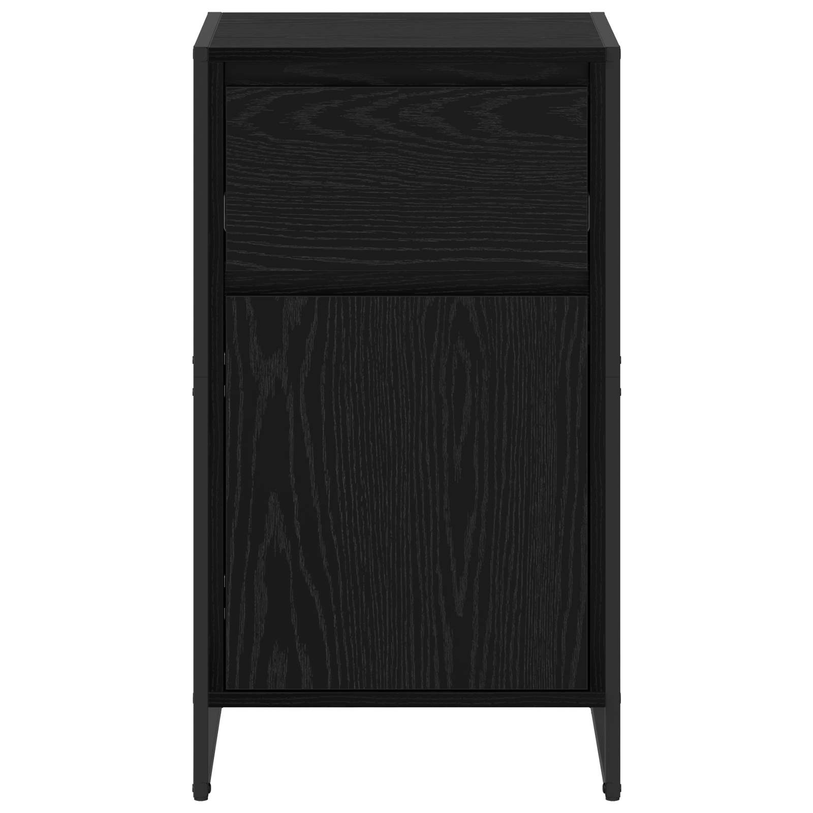 Servírovací Skříň Černý Dub 43 X 36 X 75,5 Cm Kompozitní Dřevo
