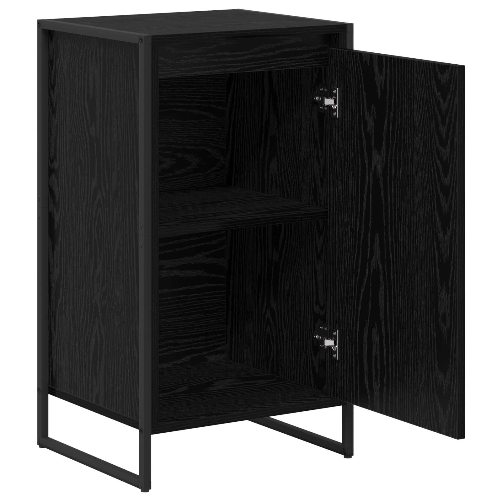 Servírovací Skříň Černý Dub 43 X 36 X 75,5 Cm Kompozitní Dřevo