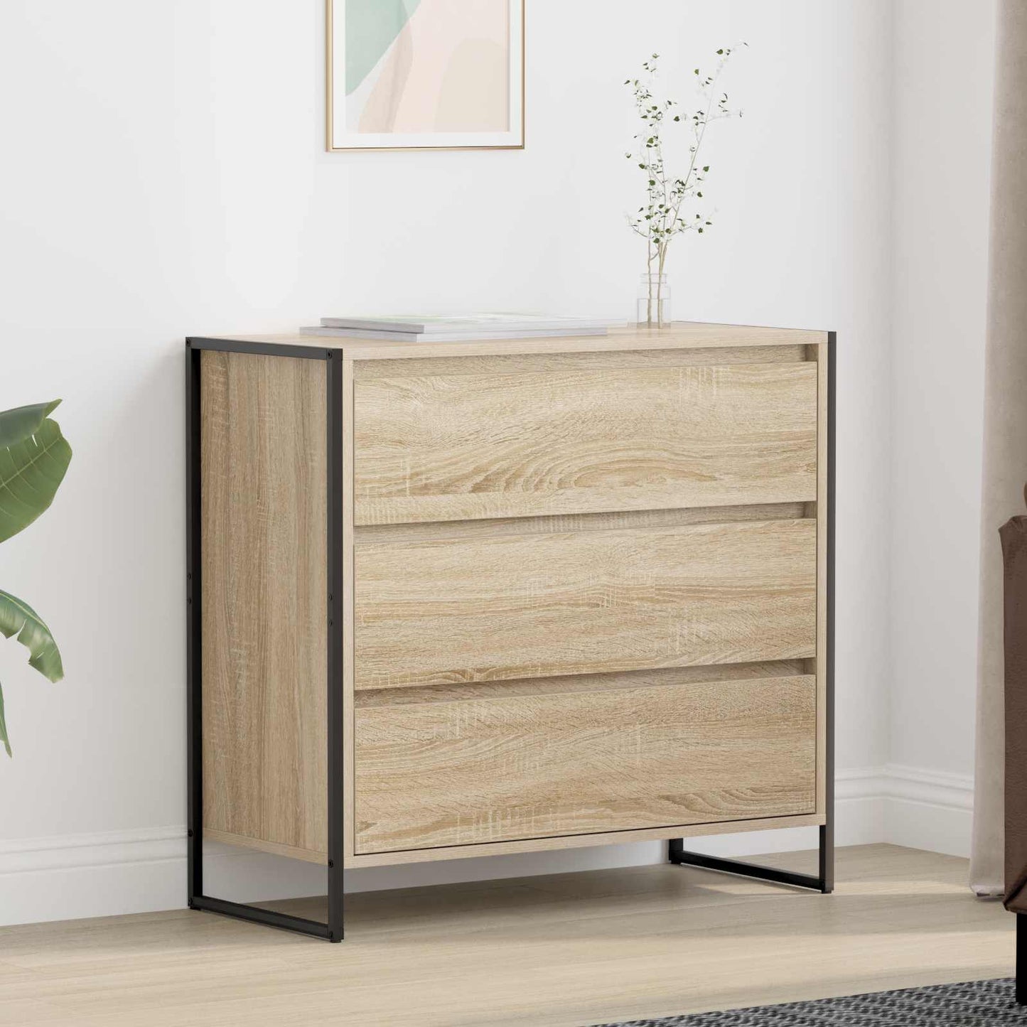 Servírovací Skříň Sonoma 79 X 36 X 75.5 Cm Kompozitní Dřevo