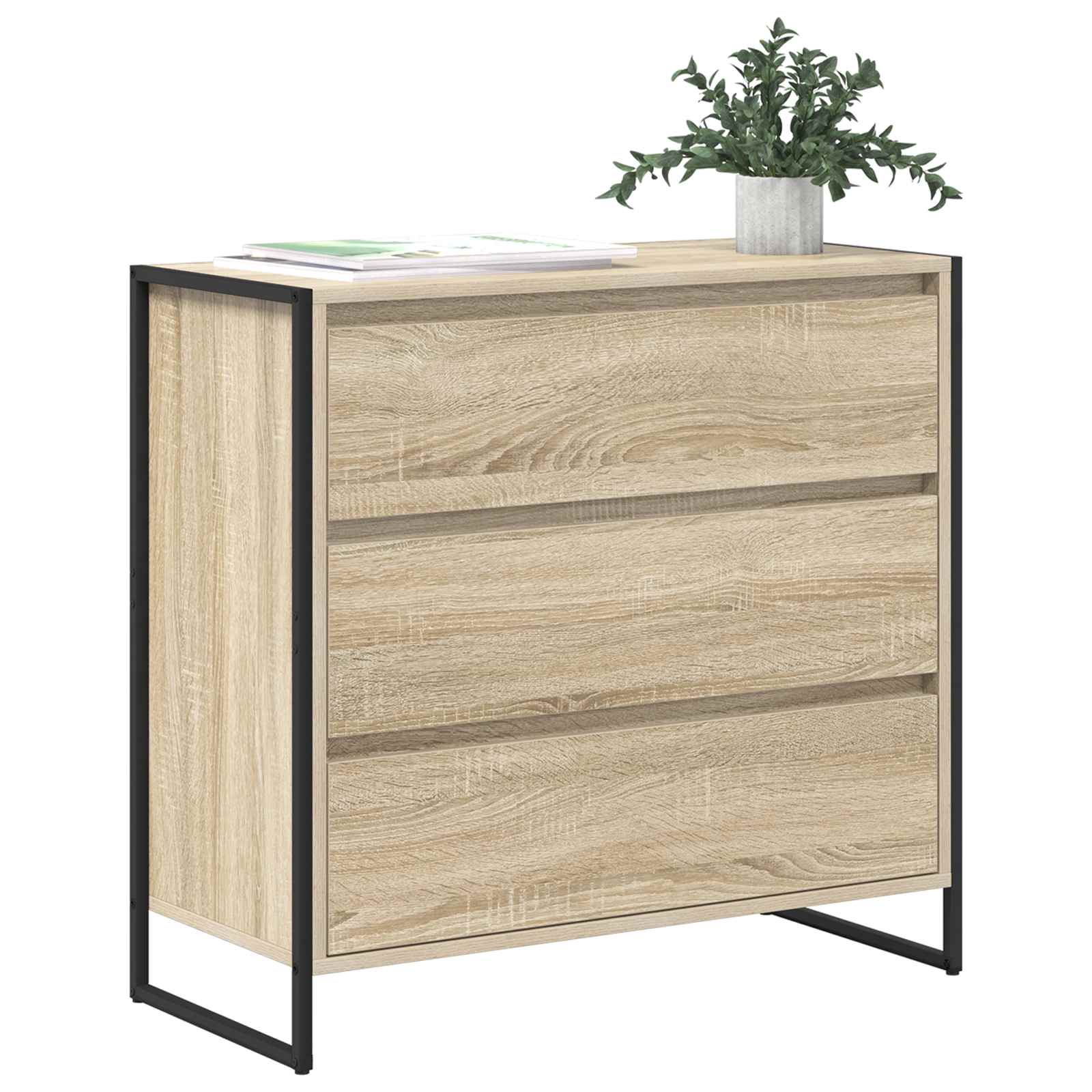 Servírovací Skříň Sonoma 79 X 36 X 75.5 Cm Kompozitní Dřevo