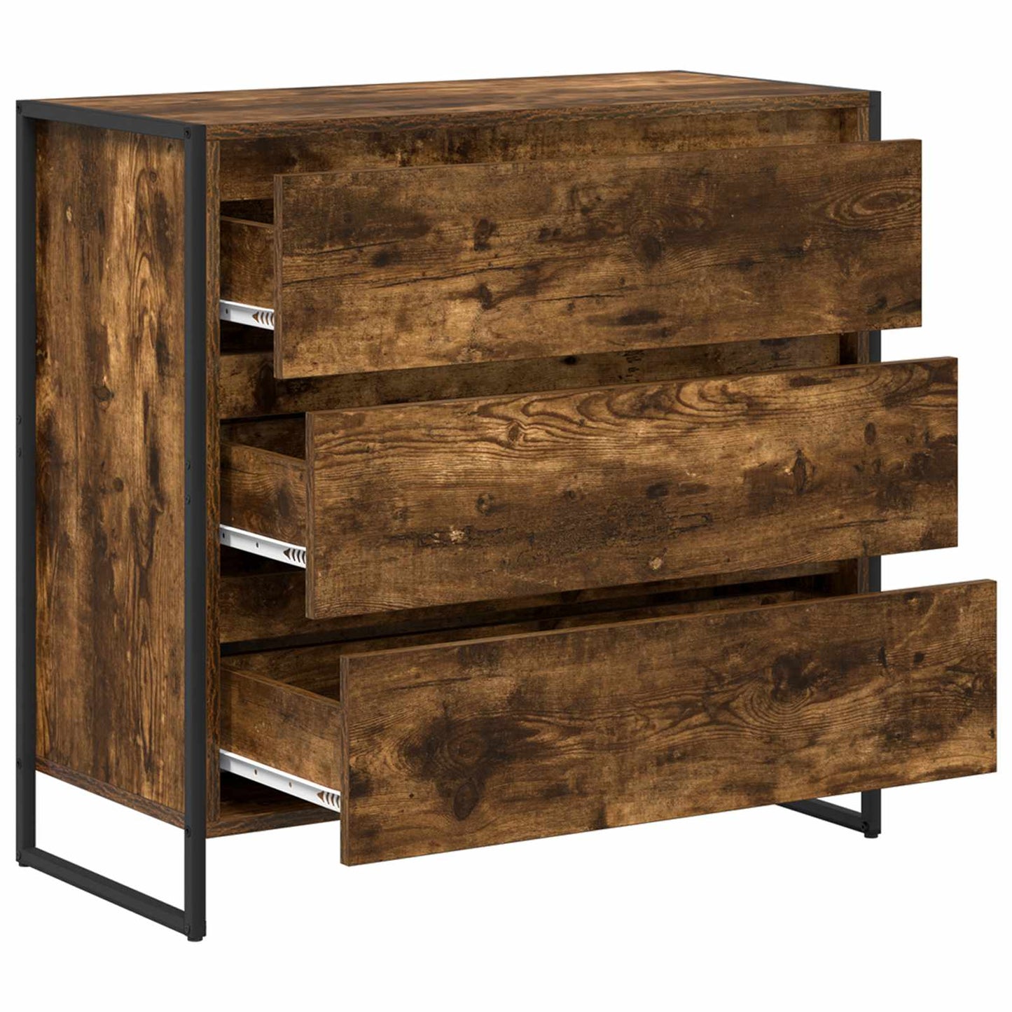 Servírovací Skříň Kouřový Dub 79 X 36 X 75.5 Cm