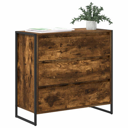 Servírovací Skříň Kouřový Dub 79 X 36 X 75.5 Cm