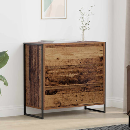 Servírovací Skříň Staré Dřevo 79 X 36 X 75.5 Cm