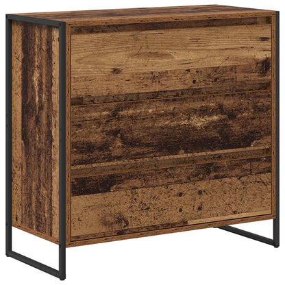 Servírovací Skříň Staré Dřevo 79 X 36 X 75.5 Cm