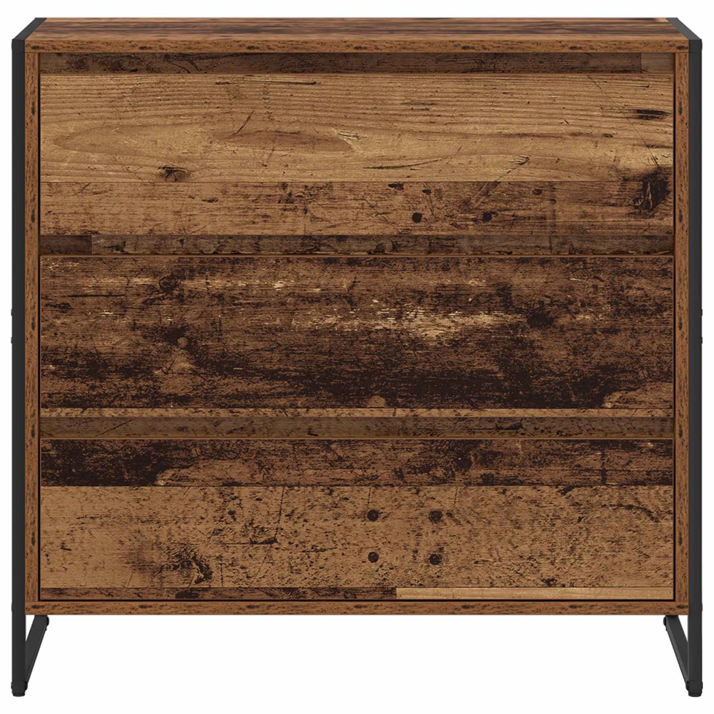 Servírovací Skříň Staré Dřevo 79 X 36 X 75.5 Cm