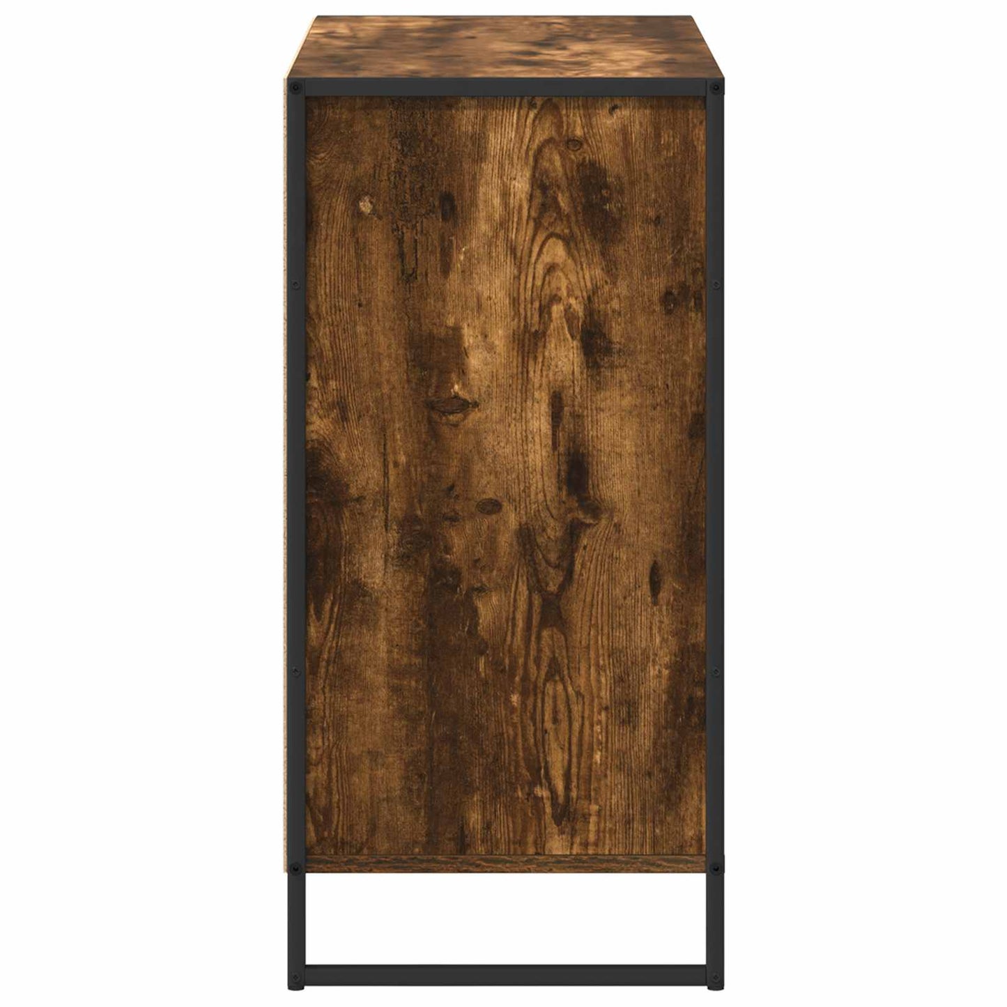 Boční Skříňka Kouřový Dub 79 X 36 X 75 Cm Kompozitní Dřevo