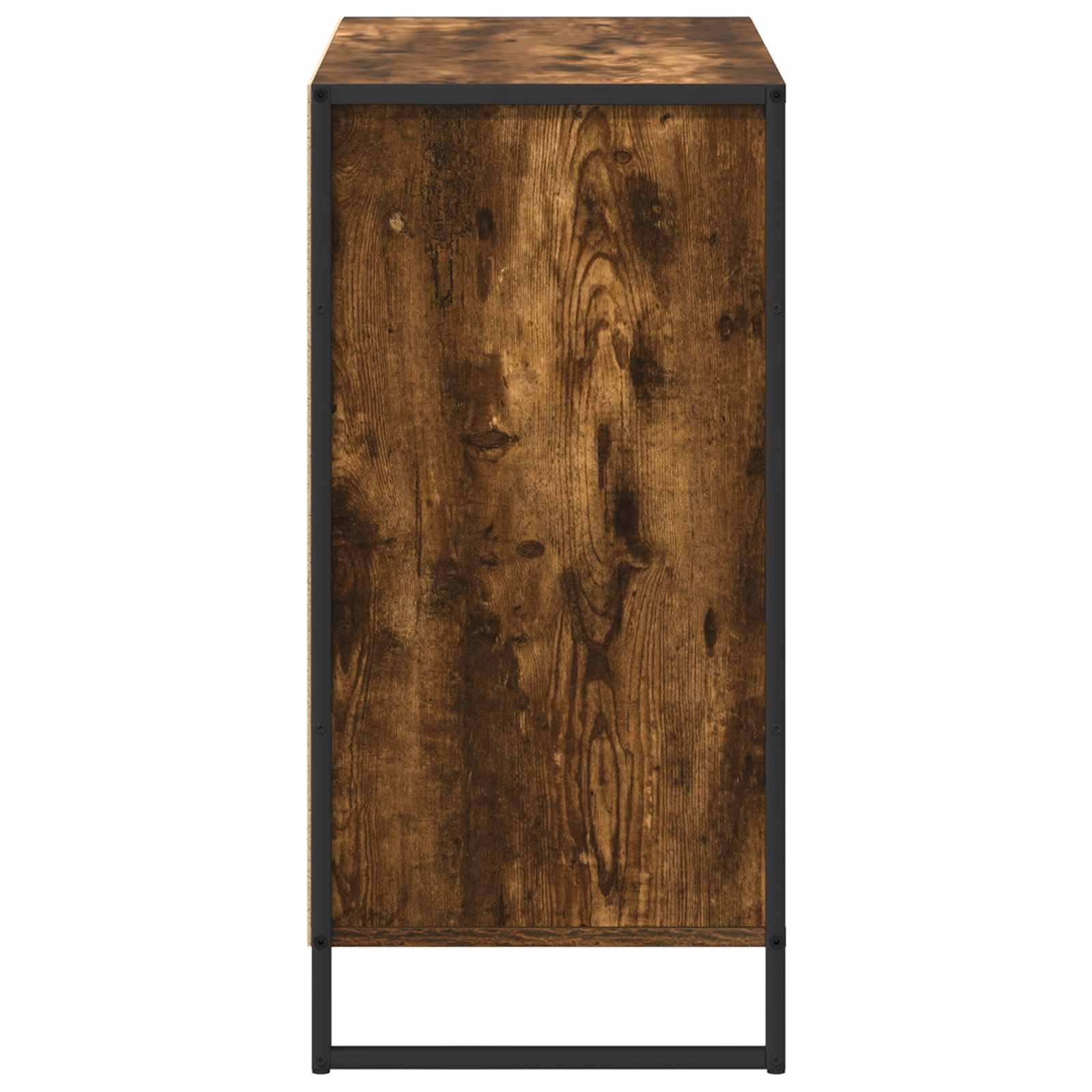 Boční Skříňka Kouřový Dub 79 X 36 X 75 Cm Kompozitní Dřevo