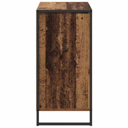 Boční Skříňka Staré Dřevo 79 X 36 X 75 Cm Kompozitní Dřevo