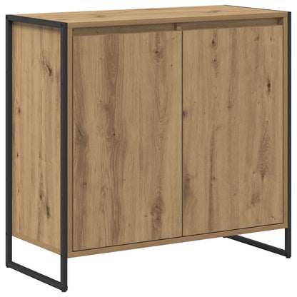 Boční Skříňka Umělecký Dub 79 X 36 X 75 Cm Kompozitní Dřevo