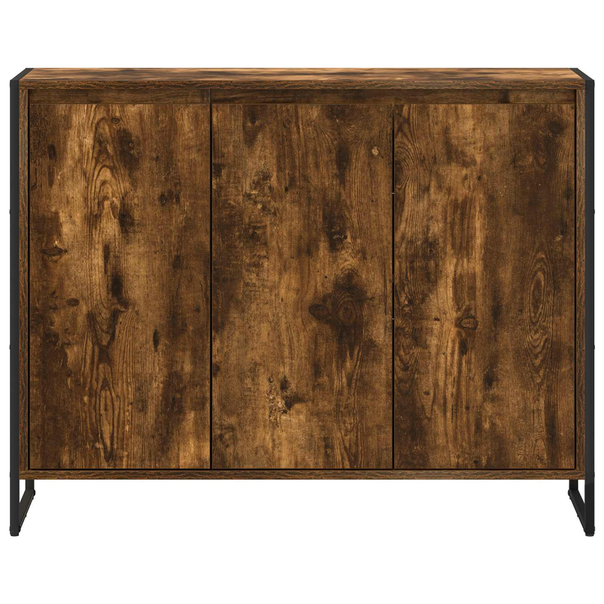 Boční Skříňka Kouřový Dub 96,5 X 30 X 75 Cm Kompozitní Dřevo