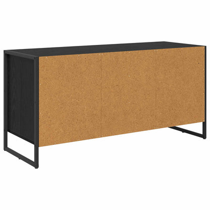 Televizní Skříň 100 X 36 X 49.5 Cm Černý Dub Kompozitní Dřevo