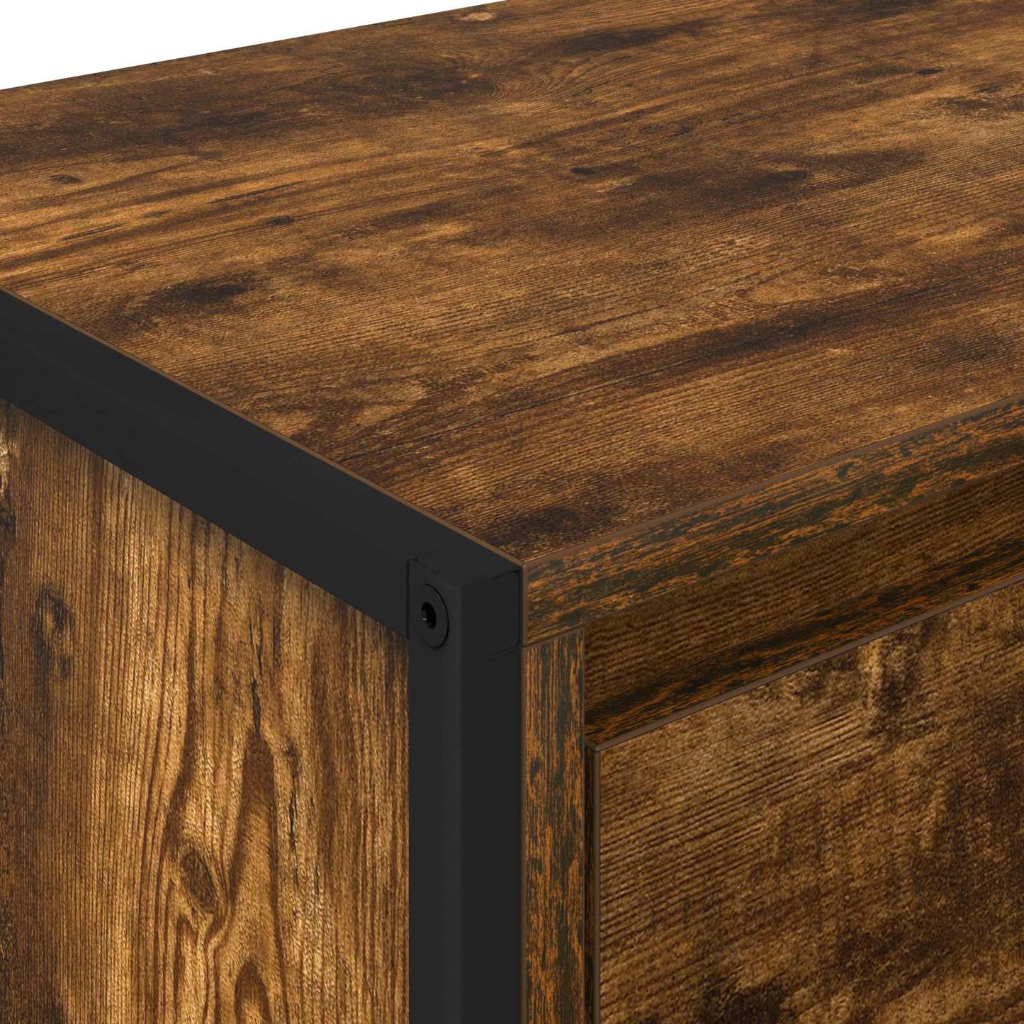 Televizní Skříň 100 X 36 X 49.5 Cm Kouřový Dub Kompozitní Dřevo