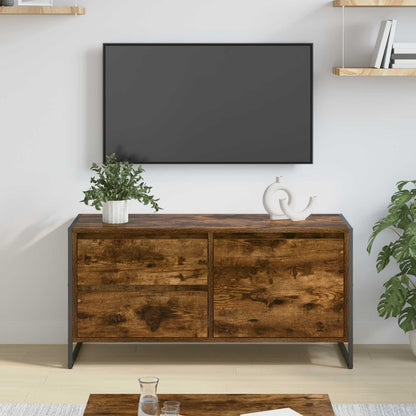 Televizní Skříň 100 X 36 X 49.5 Cm Kouřový Dub Kompozitní Dřevo