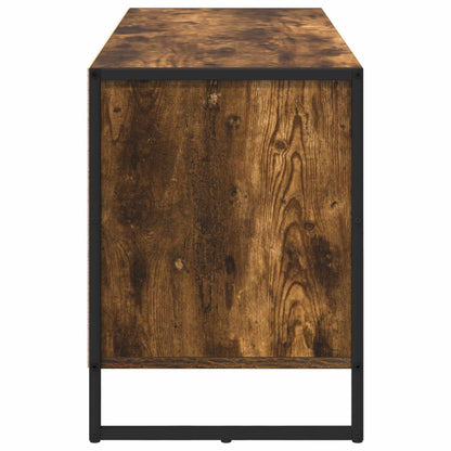 Televizní Skříň 100 X 36 X 49.5 Cm Kouřový Dub Kompozitní Dřevo