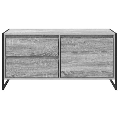 Televizní Skříň 100 X 36 X 49.5 Cm Šedá Sonoma Kompozitní Dřevo