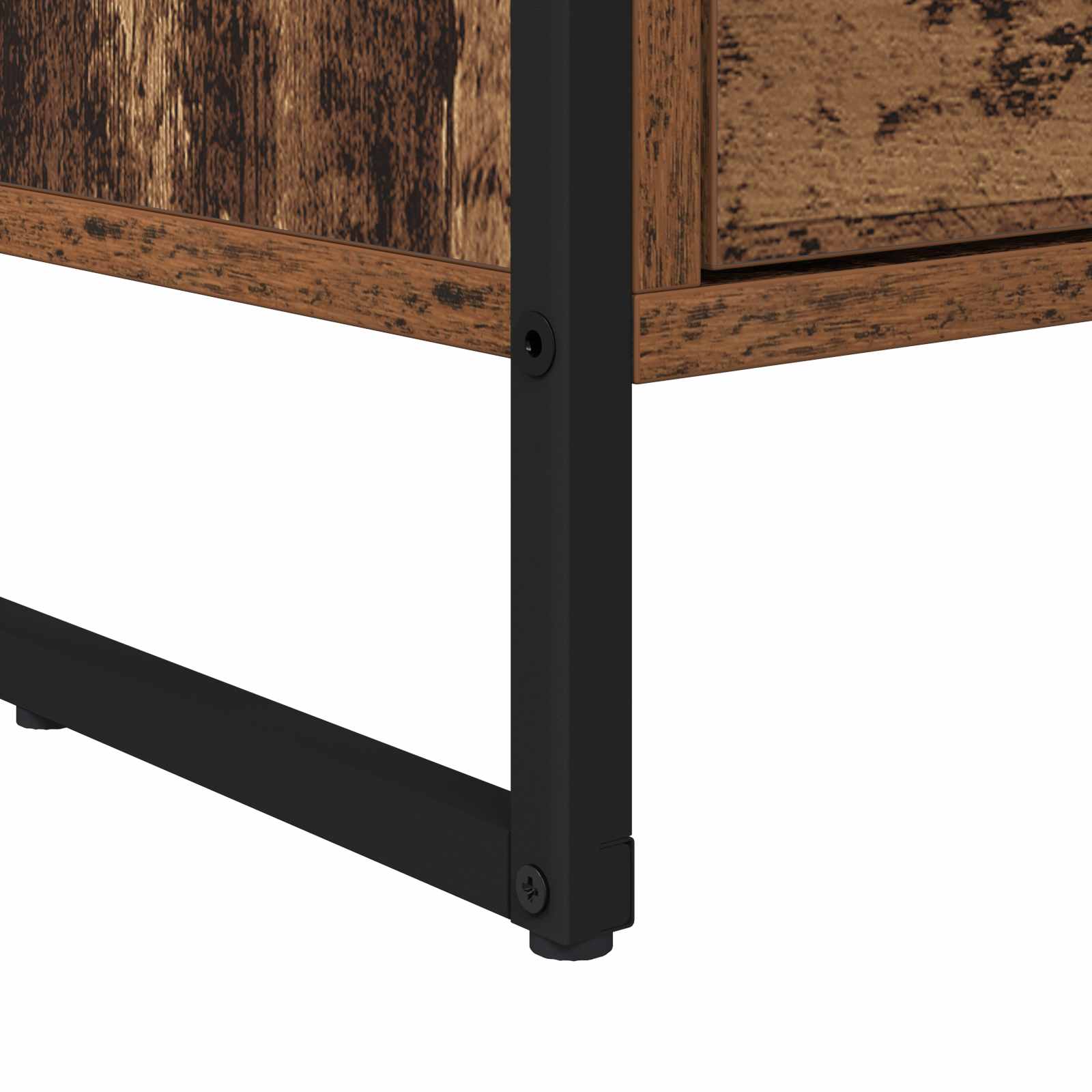 Televizní Skříň 100 X 36 X 49.5 Cm Staré Dřevo Kompozitní Dřevo