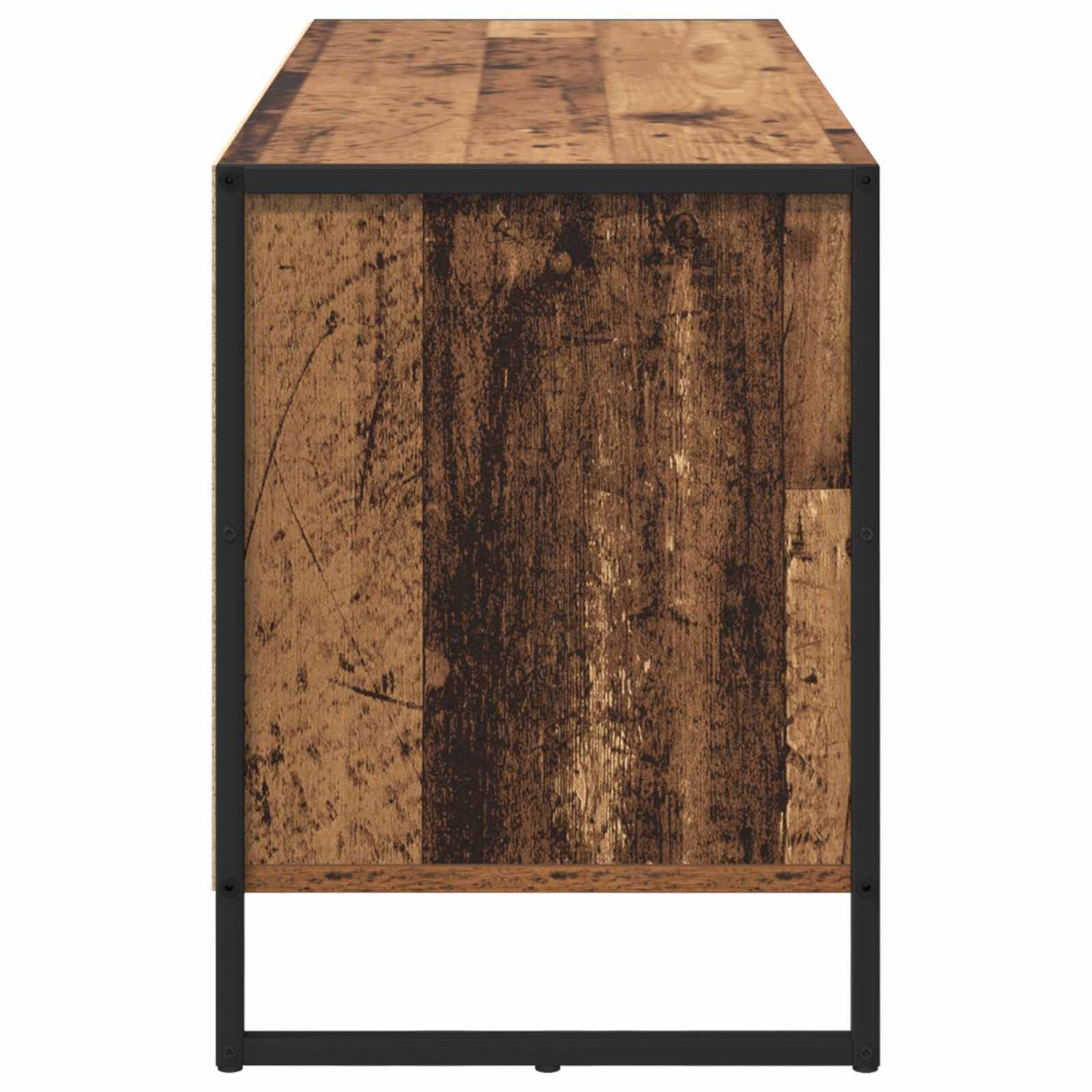 Televizní Skříň 100 X 36 X 49.5 Cm Staré Dřevo Kompozitní Dřevo