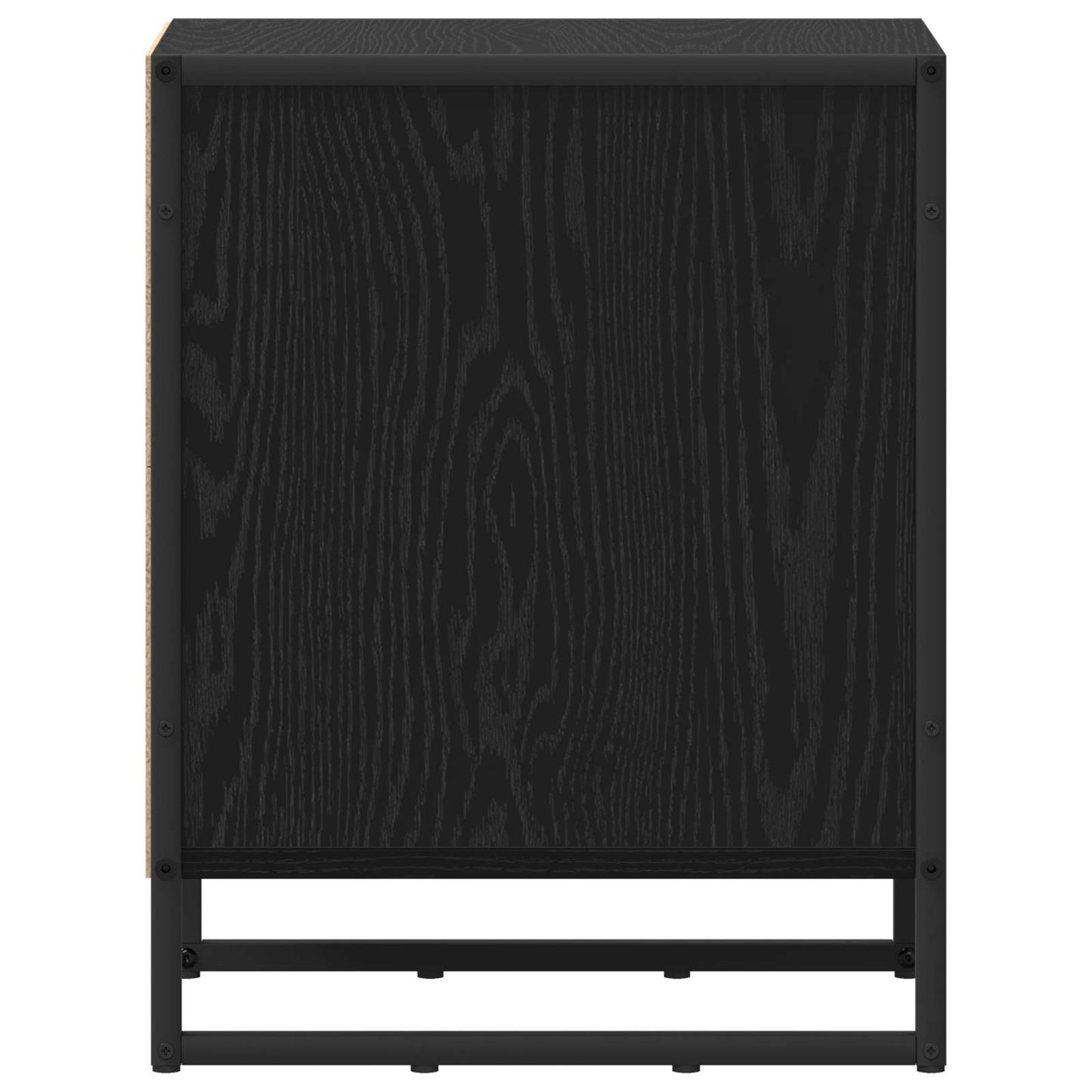 Noční Stolek Černý Dub 39,5 X 30 X 50 Cm Kompozitní Dřevo