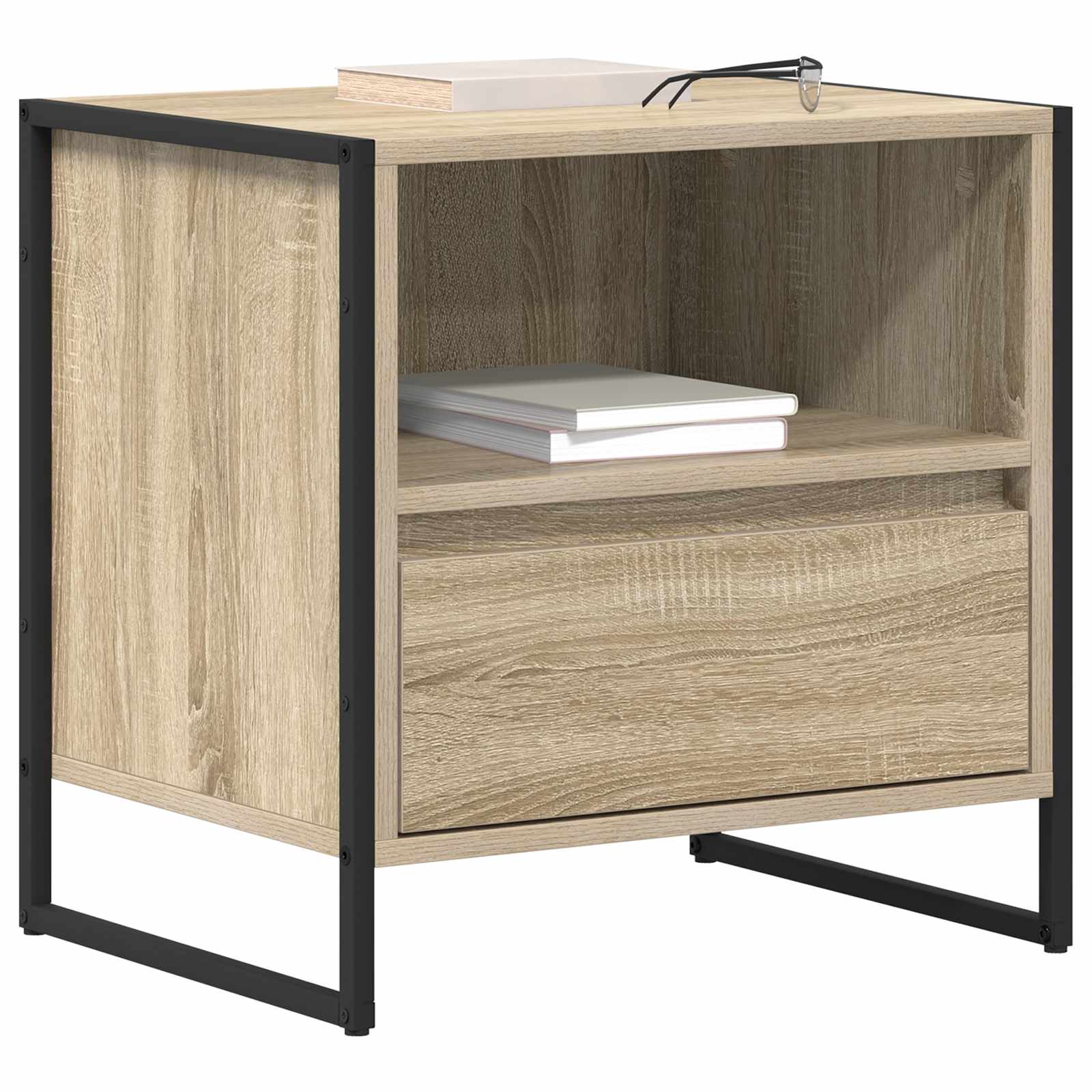Noční Stolek Sonoma 50 X 39,5 X 50 Cm Kompozitní Dřevo