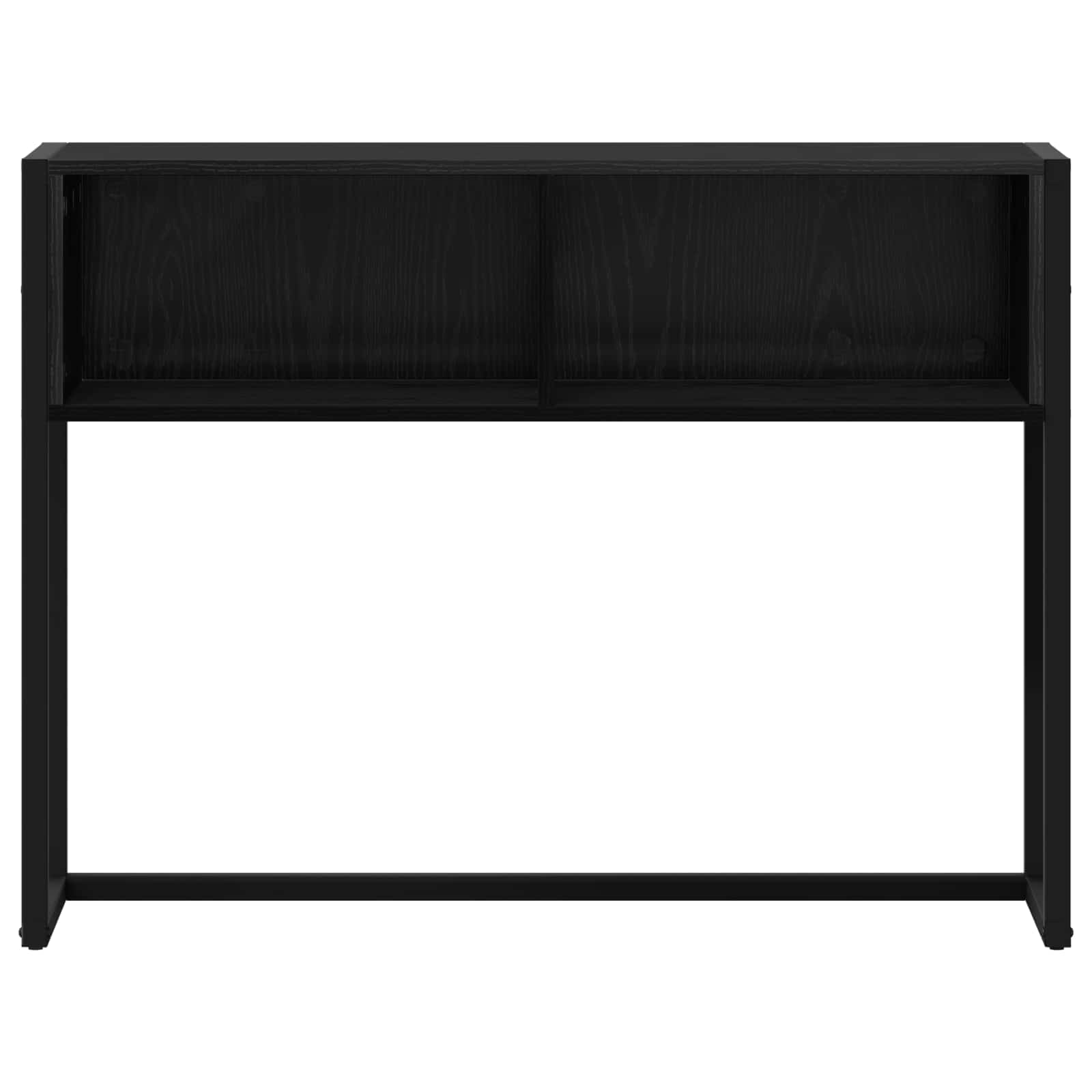 Odkládací Stolek Černý Dub 100 X 36 X 75 Cm Kompozitní Dřevo