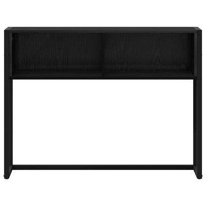 Odkládací Stolek Černý Dub 100 X 36 X 75 Cm Kompozitní Dřevo