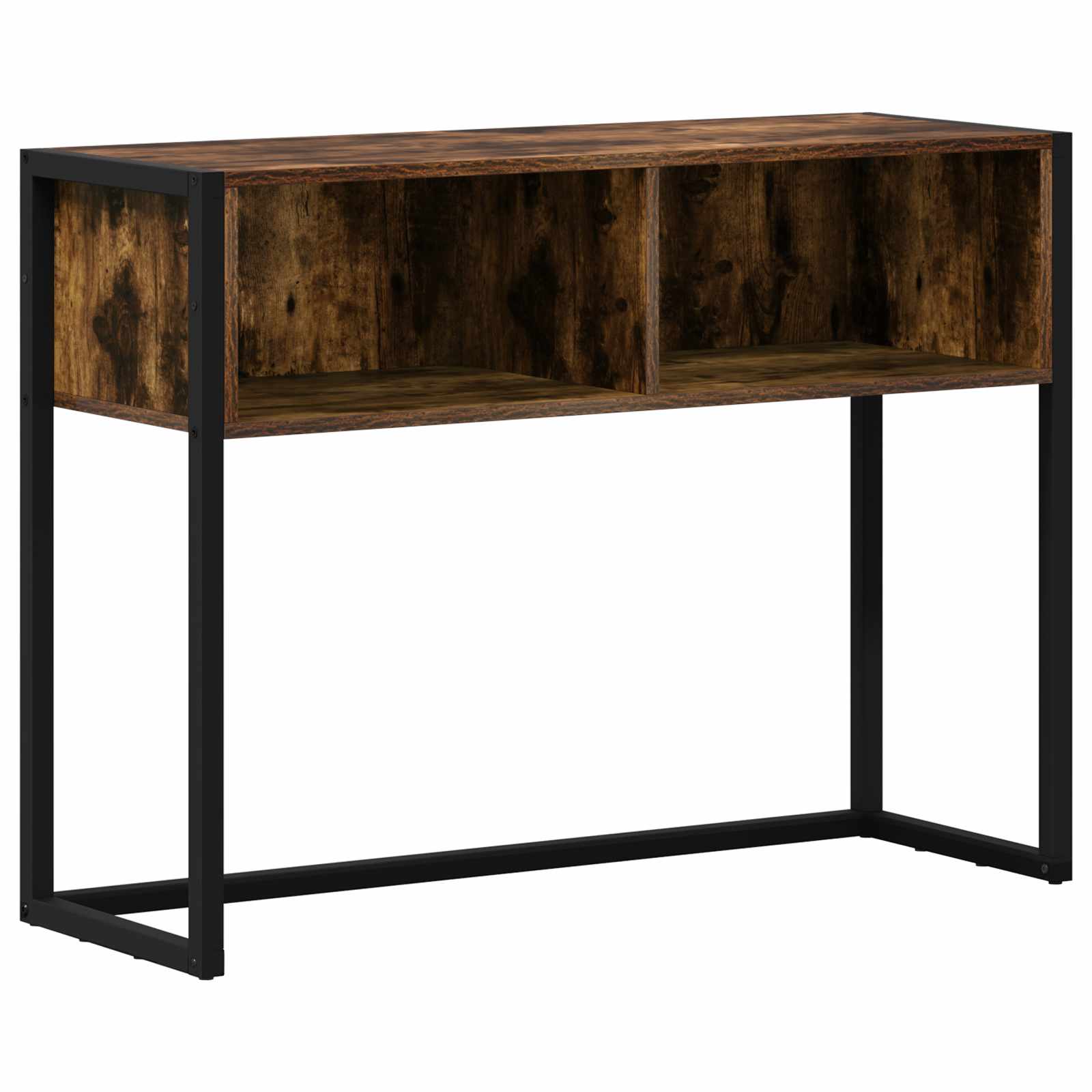 Odkládací Stolek Kouřový Dub 100 X 36 X 75 Cm Kompozitní Dřevo