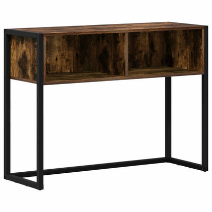 Odkládací Stolek Kouřový Dub 100 X 36 X 75 Cm Kompozitní Dřevo