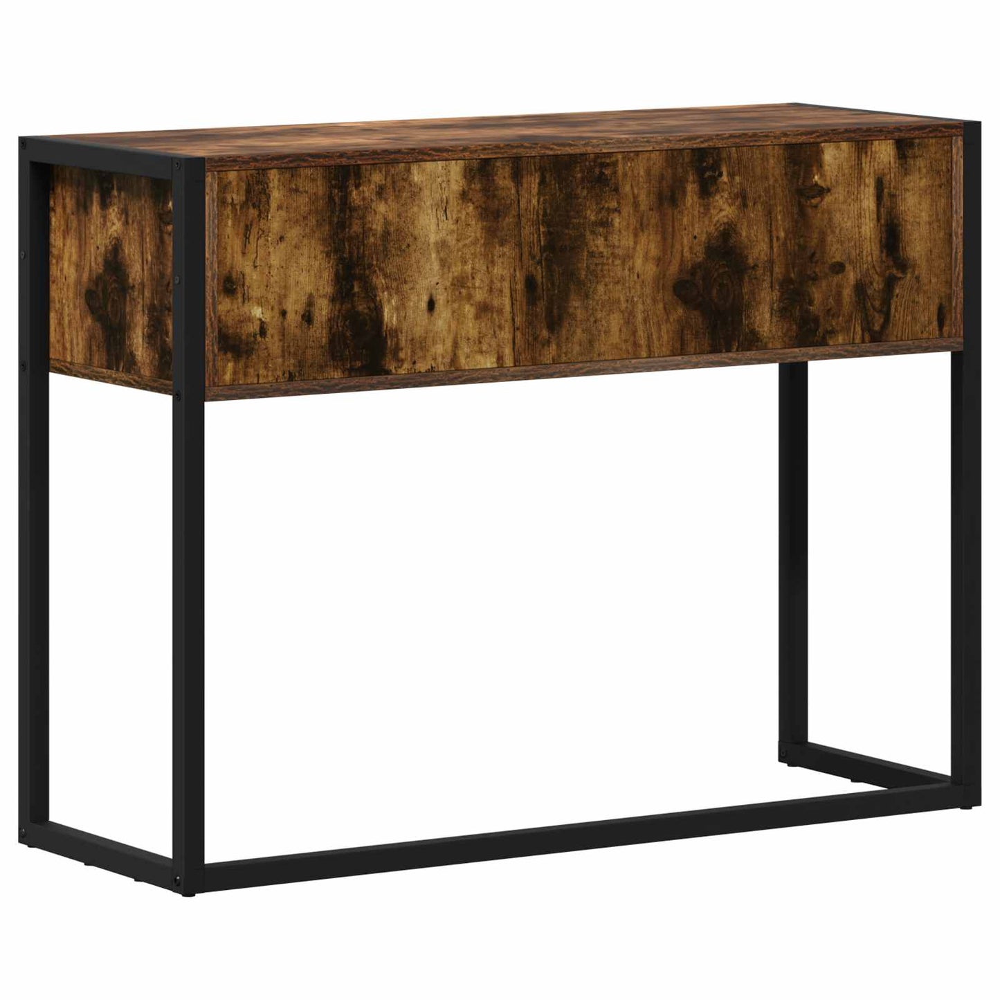 Odkládací Stolek Kouřový Dub 100 X 36 X 75 Cm Kompozitní Dřevo