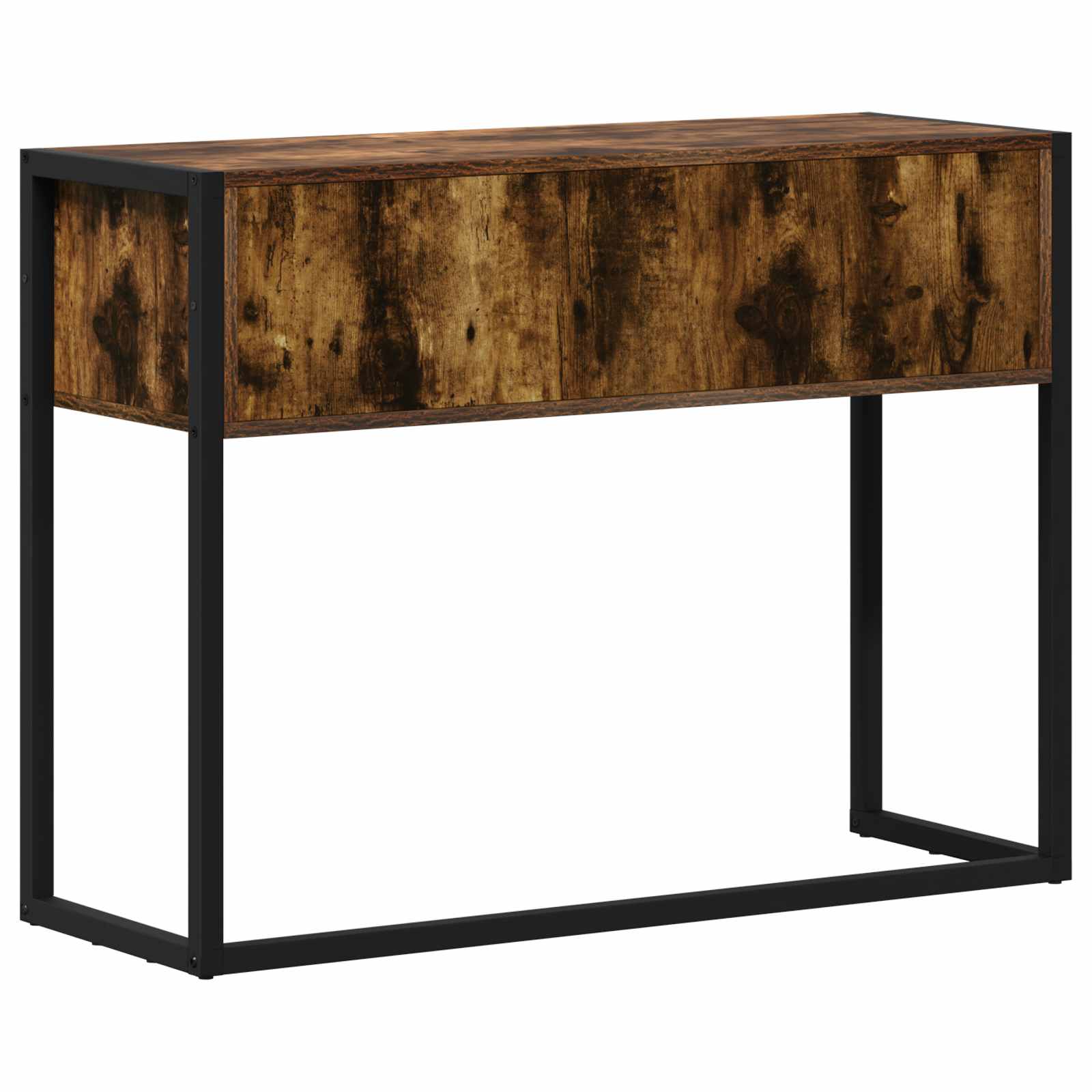 Odkládací Stolek Kouřový Dub 100 X 36 X 75 Cm Kompozitní Dřevo