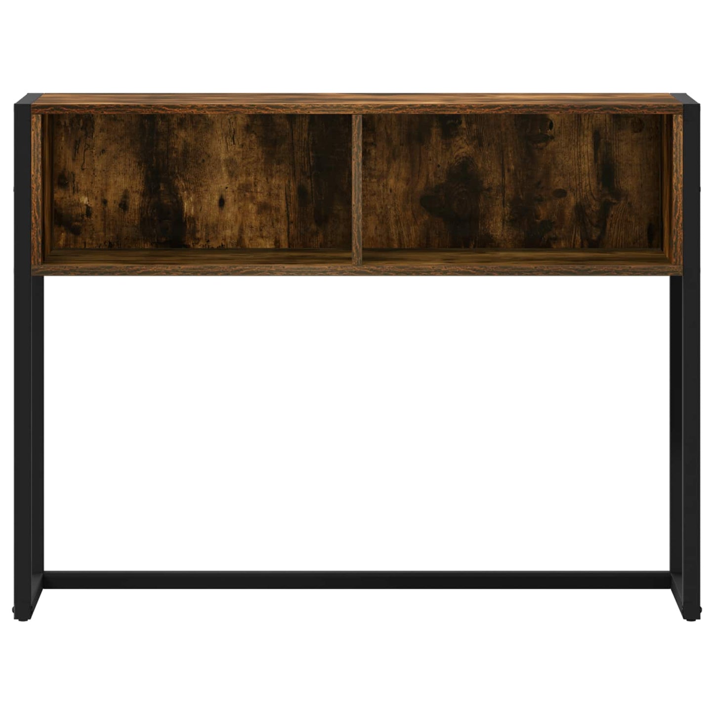 Odkládací Stolek Kouřový Dub 100 X 36 X 75 Cm Kompozitní Dřevo