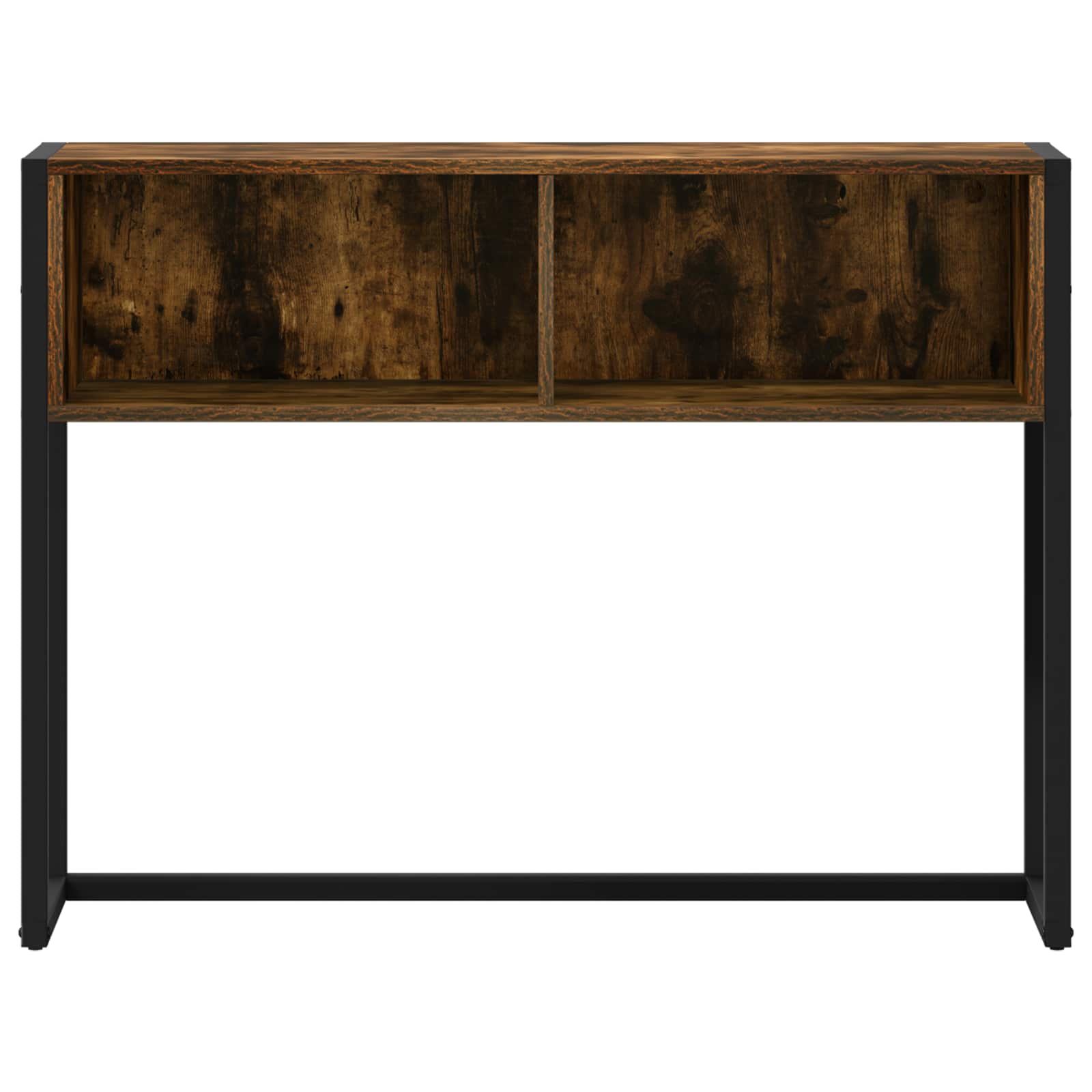 Odkládací Stolek Kouřový Dub 100 X 36 X 75 Cm Kompozitní Dřevo