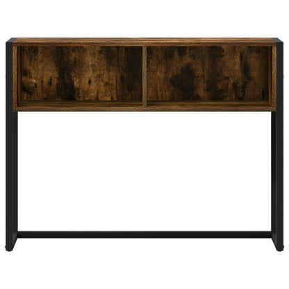 Odkládací Stolek Kouřový Dub 100 X 36 X 75 Cm Kompozitní Dřevo