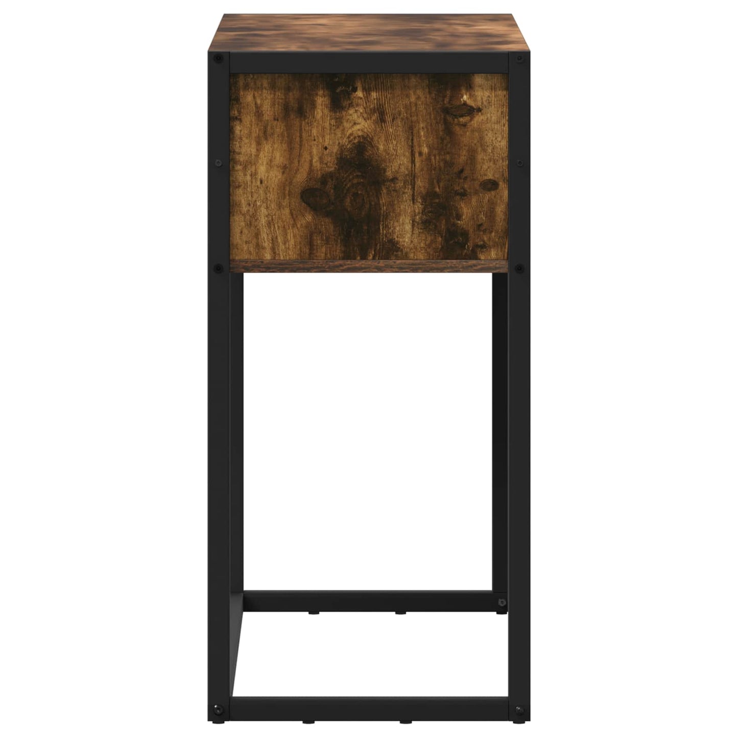 Odkládací Stolek Kouřový Dub 100 X 36 X 75 Cm Kompozitní Dřevo